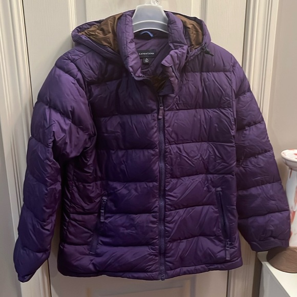 Lands end women’s goose down coat. Size 10-12 ( medium) - Picture 1 of 6